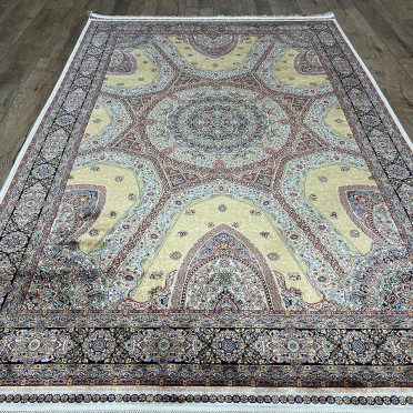 9056 BEIGE LACIVERT Kum