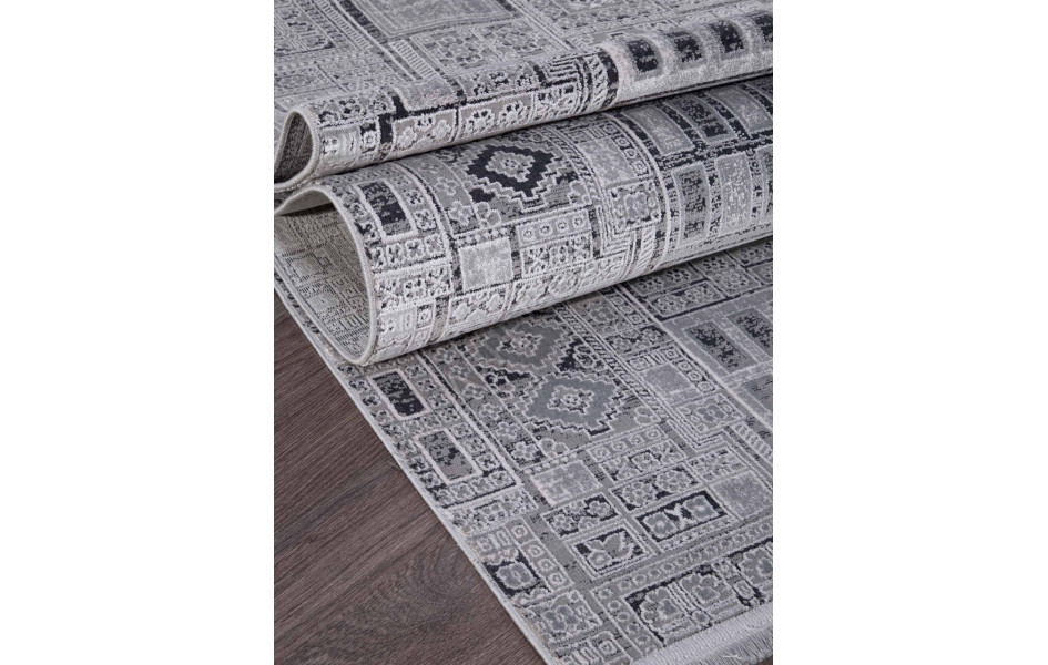Ковер турецкий A407A - CREAM / C.ANTRACITE MAXELL