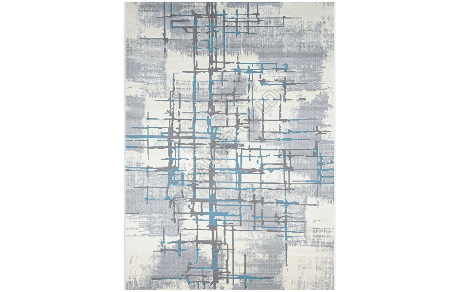 Ковер 50002A STAN L.GREY / BLUE CKM Kremlin