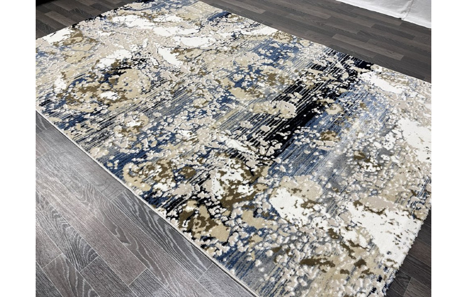 Турецкий ковер 40697C_MAVI / COKME BEYAZ