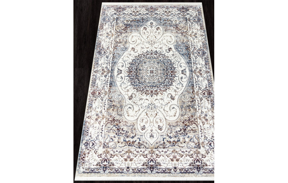 Ковер 00641D - D.BLUE FDY / BEIGE FDY - Прямоугольник - коллекция ASADU
