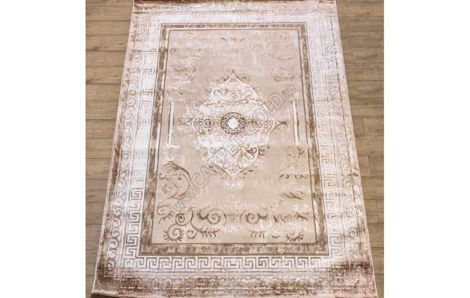 КОВРЫ ДИЗАЙН 10590A ЦВЕТ BEIGE / KAHVE Nord