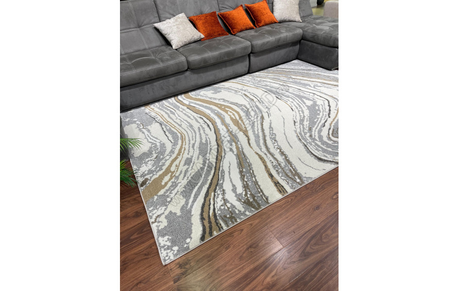 Ковер комнатный На пол Nika AC35 - BEIGE GREY