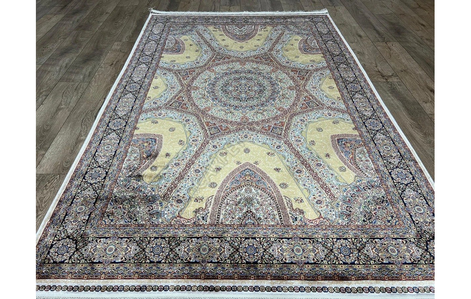 9056 BEIGE LACIVERT Kum